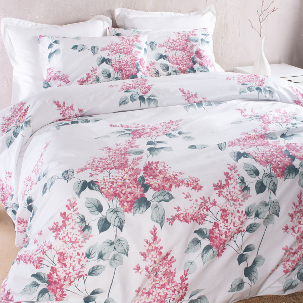 Σεντόνια King Size (Σετ) Rythmos Symbol Eve Pink