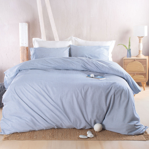 Σεντόνια King Size (Σετ) Rythmos Symbol Motiv Blue