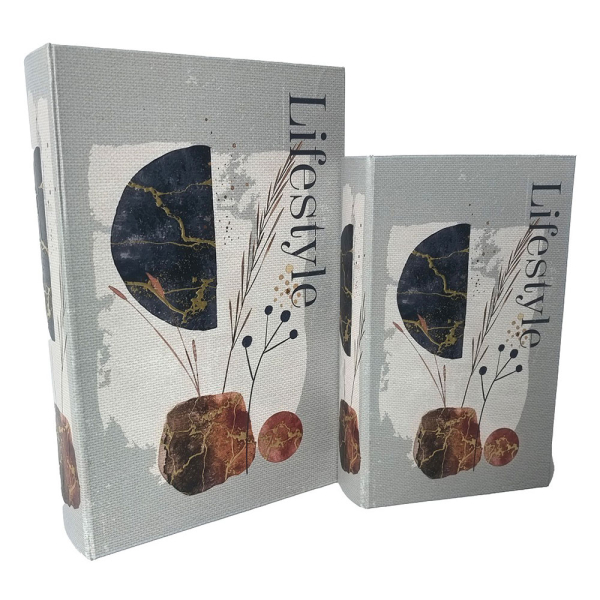 Διακοσμητικά Βιβλία/Κουτιά (Σετ 2τμχ) Espiel BIB112