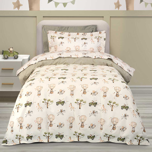 Παπλωματοθήκη Μονή (Σετ 160x240) Greenwich Polo Club Junior 8860