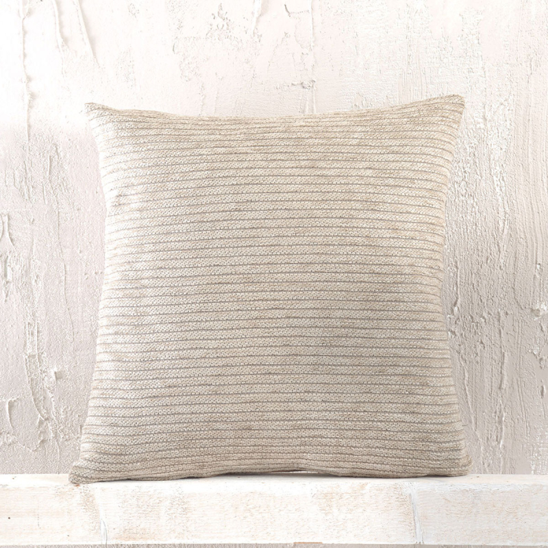 Διακοσμητική Μαξιλαροθήκη (40x40) Rythmos Hansel L.Beige
