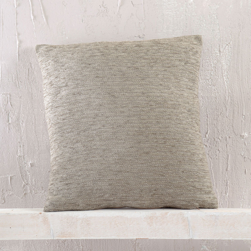 Διακοσμητική Μαξιλαροθήκη (40x40) Rythmos Hansel D.Beige