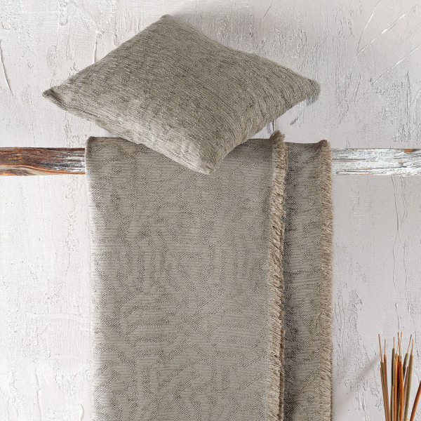 Διακοσμητική Μαξιλαροθήκη (40x40) Rythmos Melie Beige