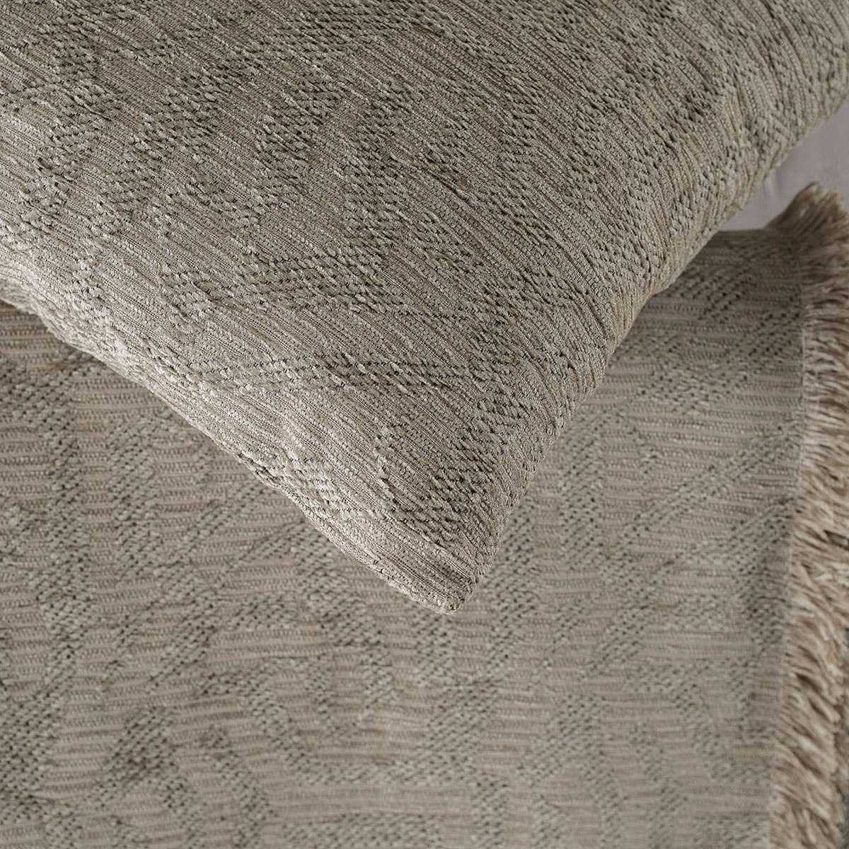 Διακοσμητική Μαξιλαροθήκη (40X40) Rythmos Melie Beige Home Λευκά Είδη Σαλονιού Μαξιλάρια Διακοσμητικά Spitishop