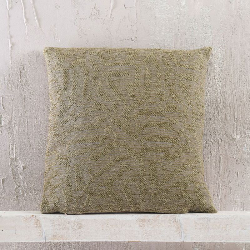 Διακοσμητική Μαξιλαροθήκη (40x40) Rythmos Melie Green