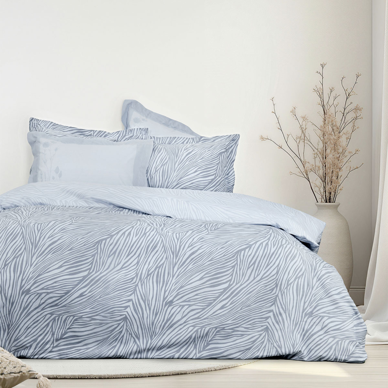 Παπλωματοθήκη King Size (Σετ 240x260) 2 Όψεων Nima Mocca