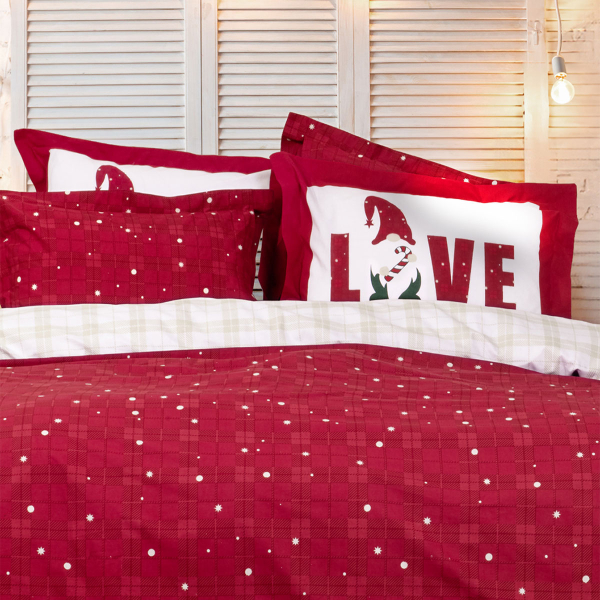 Παπλωματοθήκη King Size (Σετ 240x260) 2 Όψεων Nima Everlove