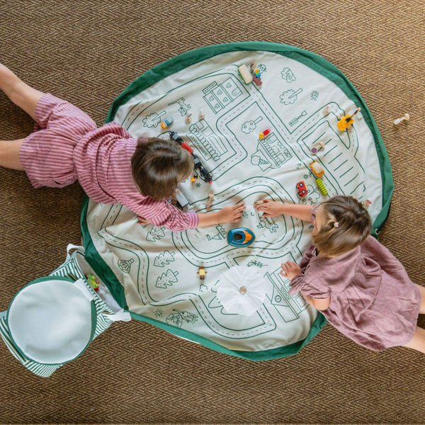 Καλάθι/Στρώμα Παιχνιδιού Play&Go Αυτοκινητόδρομος