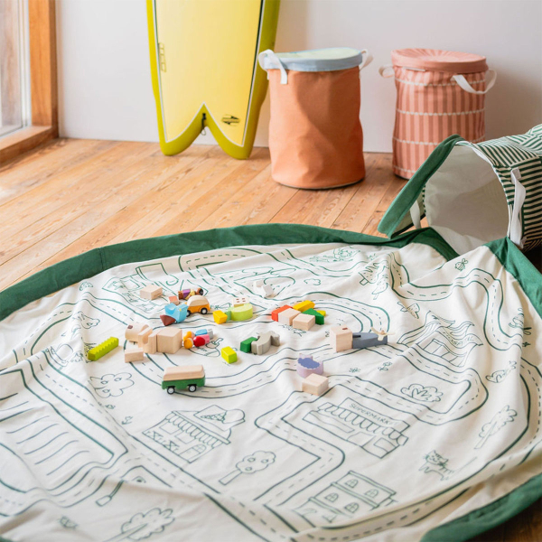 Καλάθι/Στρώμα Παιχνιδιού Play&Go Αυτοκινητόδρομος