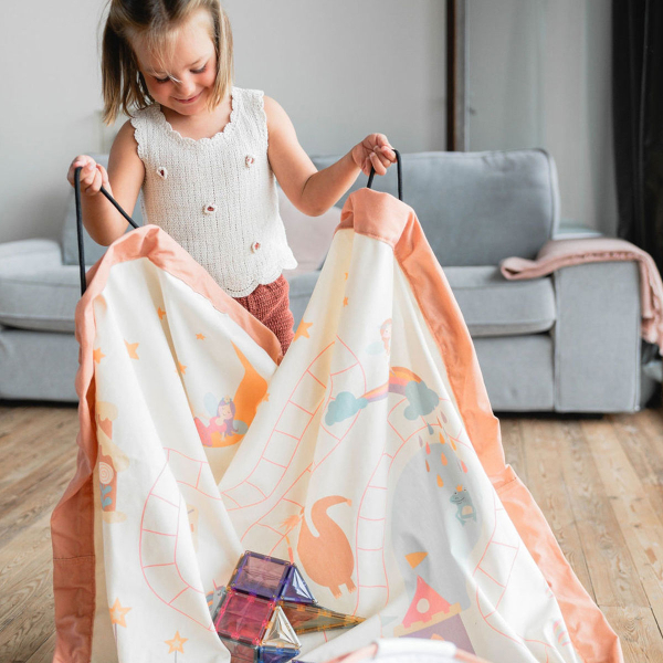 Καλάθι/Στρώμα Παιχνιδιού Play&Go Πριγκίπισσες