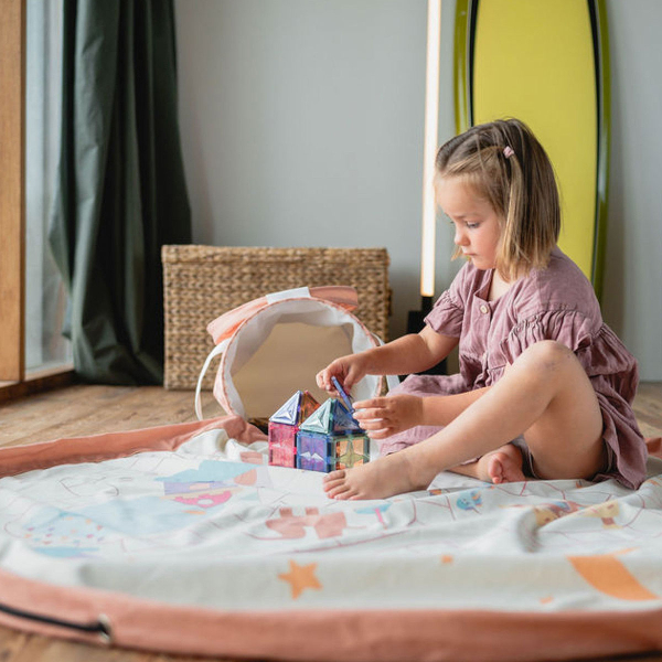 Καλάθι/Στρώμα Παιχνιδιού Play&Go Πριγκίπισσες