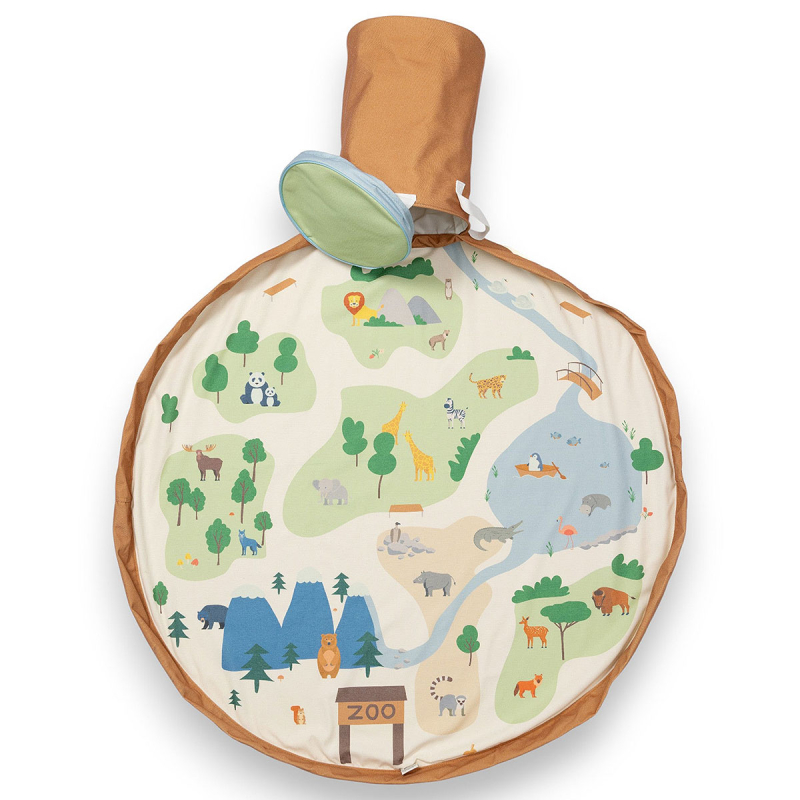 Καλάθι/Στρώμα Παιχνιδιού Play&Go Ζωολογικός Κήπος