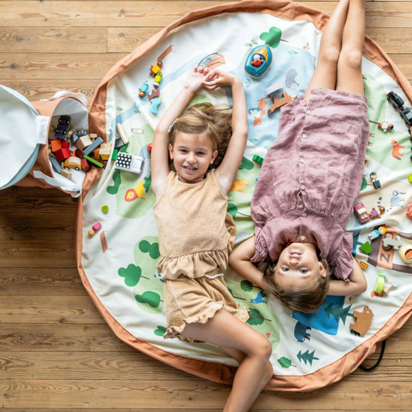 Καλάθι/Στρώμα Παιχνιδιού Play&Go Ζωολογικός Κήπος