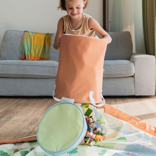 Καλάθι/Στρώμα Παιχνιδιού Play&Go Ζωολογικός Κήπος