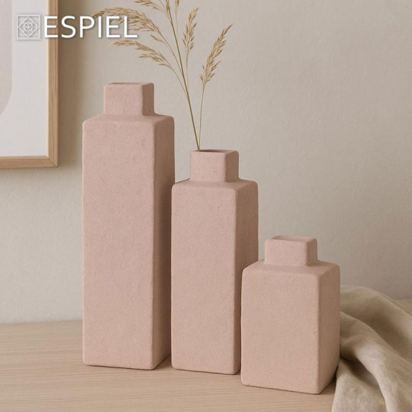 Διακοσμητικό Βάζο (11.5x11.5x45) Espiel TOF229
