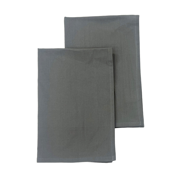 Ποτηρόπανα (Σετ 2τμχ) Melinen Zoe Olive/Grey