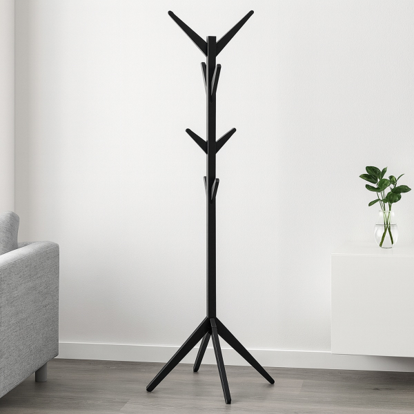 Καλόγερος Ρούχων F-V Black Wood 138940A