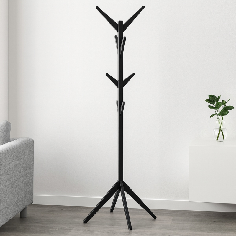 Καλόγερος Ρούχων F-V Black Wood 138940A