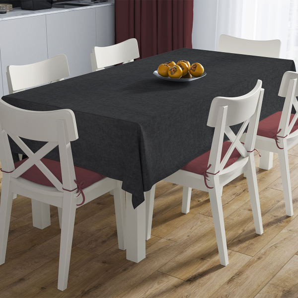 Αλέκιαστο Τραπεζομάντηλο (140x180) Dimcol Panama Black