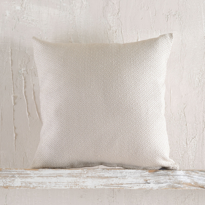 Διακοσμητική Μαξιλαροθήκη (40x40) Rythmos Santorini Ecru