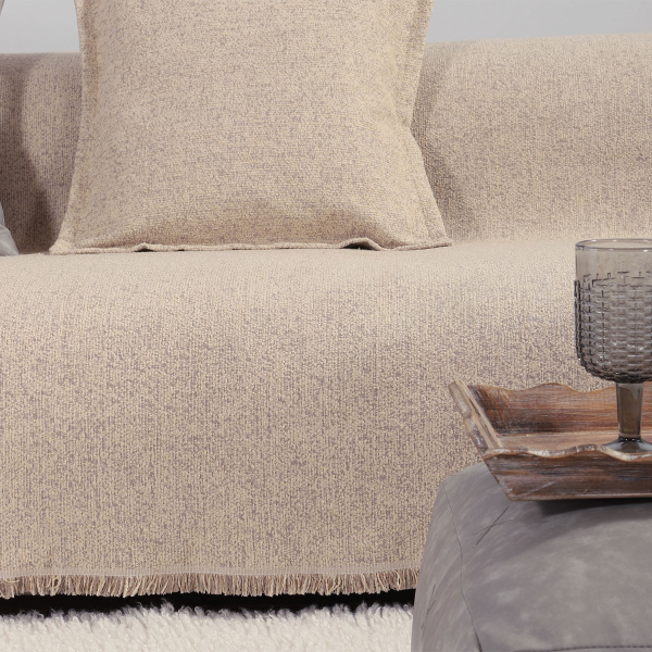 Ριχτάρι Καναπέ Τριθέσιου (170x300) Nef-Nef Homeware Alamo 25 Ecru