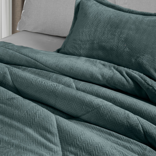 Κουβερτοπάπλωμα King Size (260x240) Guy Laroche Moore Emerald