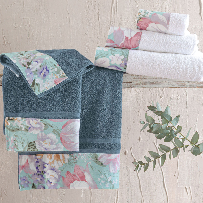 Πετσέτες Μπάνιου (Σετ 3τμχ) Rythmos Margo 500gsm