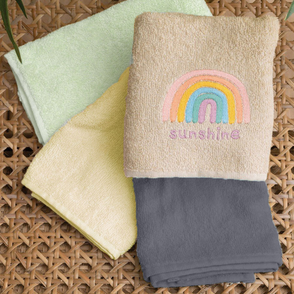 Παιδικές Πετσέτες Χεριών (Σετ 4τμχ) Palamaiki Sunshine 380gsm
