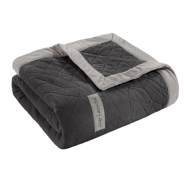 Ριχτάρι Πολυθρόνας (150x170) + Διακοσμητική Μαξιλαροθήκη (42x42+3) Guy Laroche Avalon Carbon