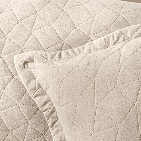 Ριχτάρι Καναπέ Διθέσιου (170x250) + Διακοσμητική Μαξιλαροθήκη (42x42+3) Guy Laroche Avalon Cream