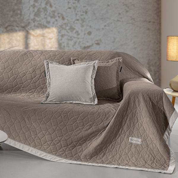 Ριχτάρι Καναπέ Τριθέσιου (170x300) + Διακοσμητική Μαξιλαροθήκη (42x42+3) Guy Laroche Avalon Puro