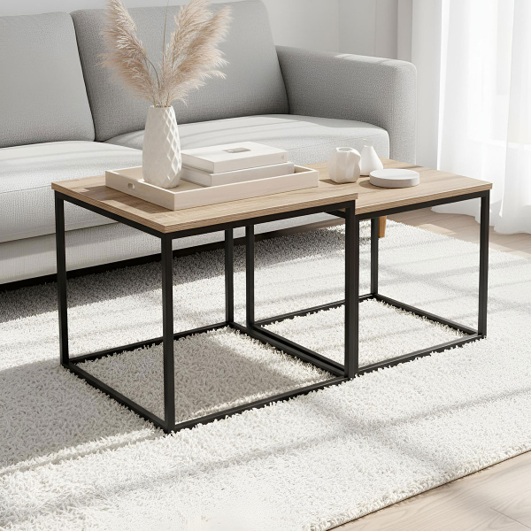 Βοηθητικά Τραπεζάκια Σαλονιού (Σετ 2τμχ) F-V Aliaj 193527