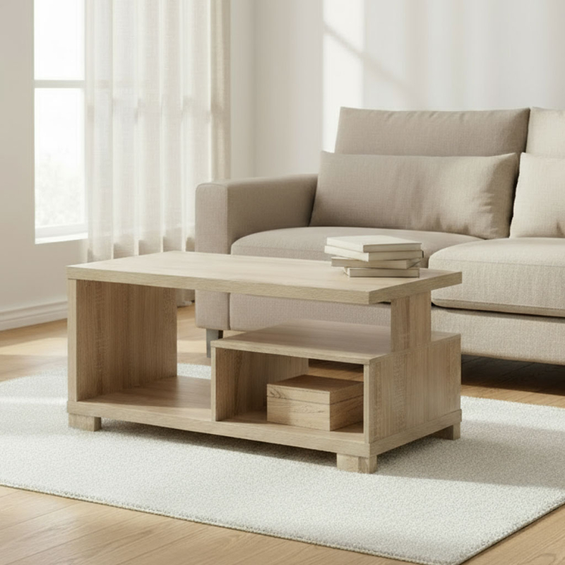 Τραπέζι Σαλονιού Με Ράφια (80x39.8x40) F-V Bivoak 121069