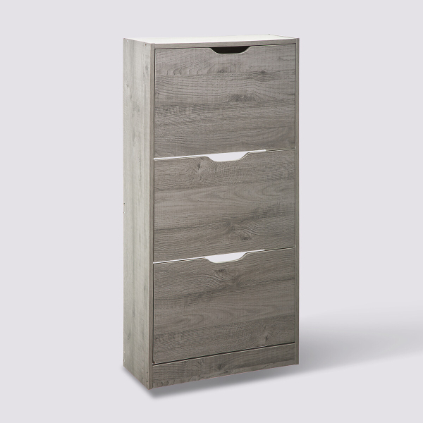 Παπουτσοθήκη Με 3 Ράφια/18 Θέσεων (60x23x119) F-V Grey 160392A