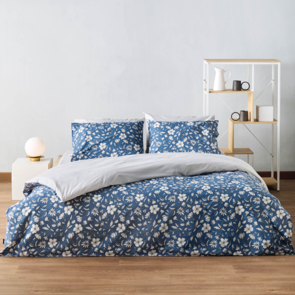 Παπλωματοθήκη King Size (Σετ 240x260) 2 Όψεων Kentia Versus Blans 01