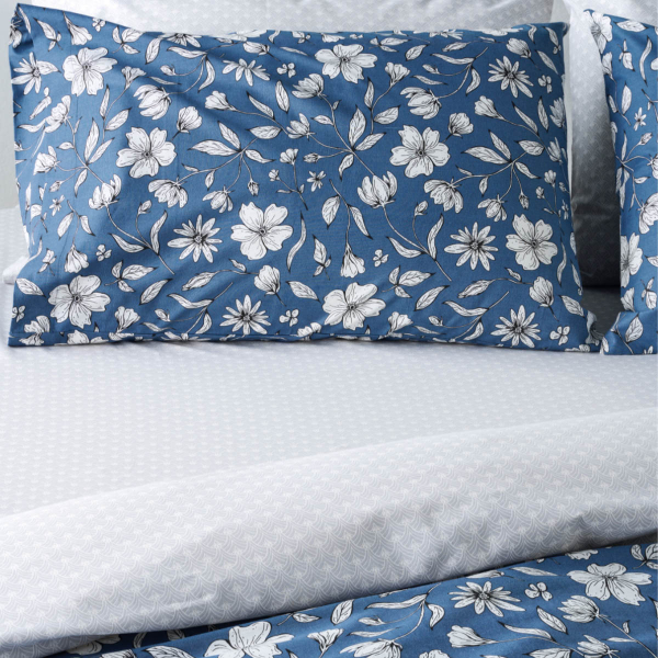 Παπλωματοθήκη King Size (Σετ 240x260) 2 Όψεων Kentia Versus Blans 01