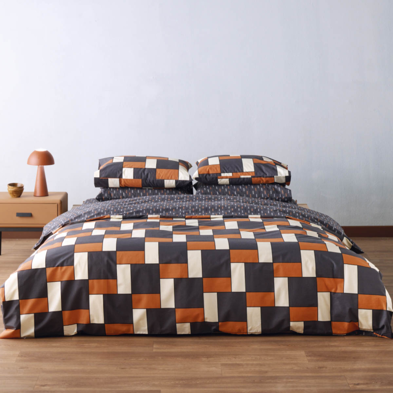 Παπλωματοθήκη Μονή (Σετ 165x245) 2 Όψεων Kentia Versus Cubi 24