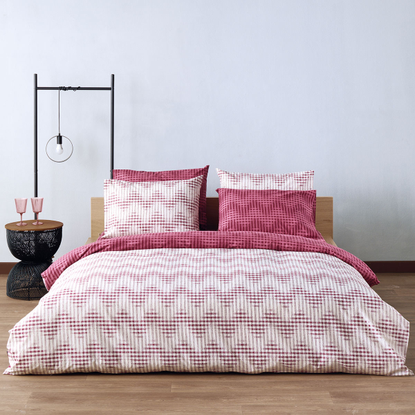 Παπλωματοθήκη Μονή (Σετ 165x245) 2 Όψεων Kentia Versus Galone 05