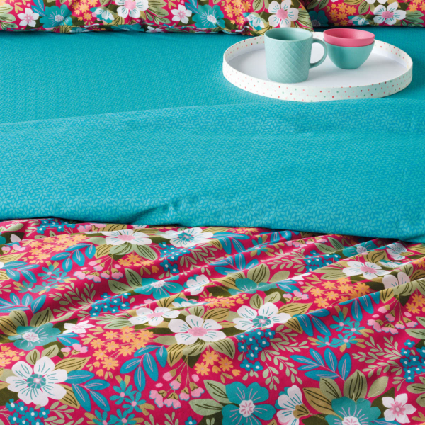 Παπλωματοθήκη Ημίδιπλη (Σετ 185x245) 2 Όψεων Kentia Versus Strella