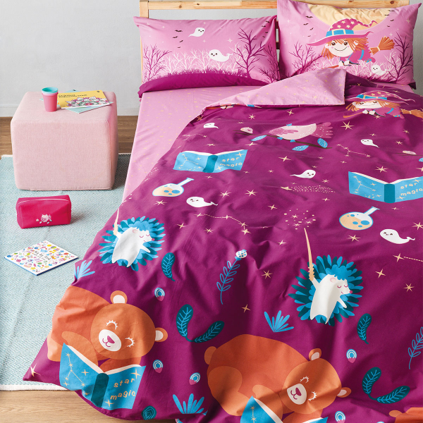 Παπλωματοθήκη Μονή (Σετ 165x245) 2 Όψεων Kentia Kids Hans