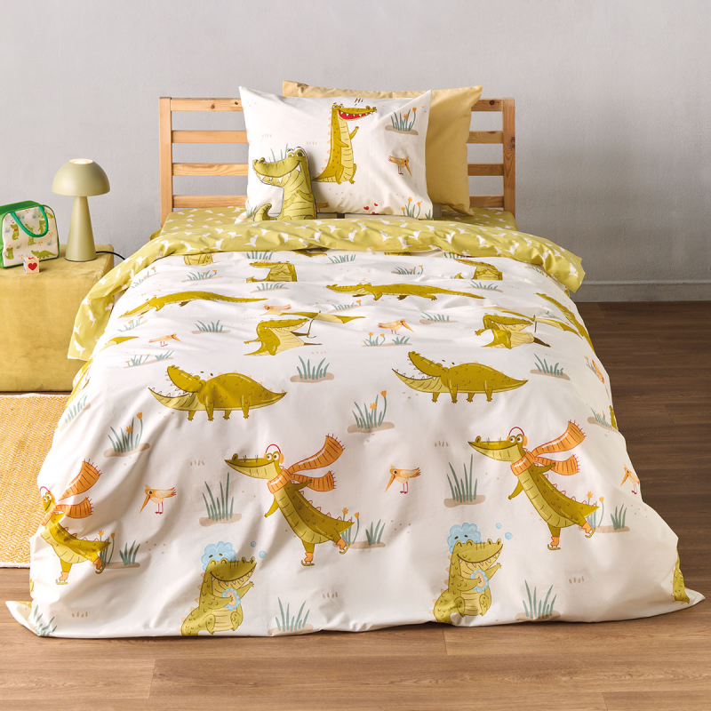 Σεντόνια Ημίδιπλα (Σετ) Kentia Kids Cocordilo