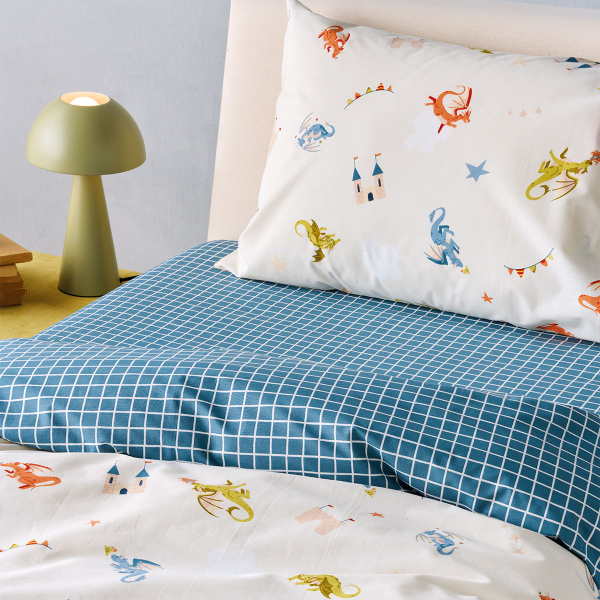 Παπλωματοθήκη Μονή (Σετ 165x245) 2 Όψεων Kentia Kids Poldo