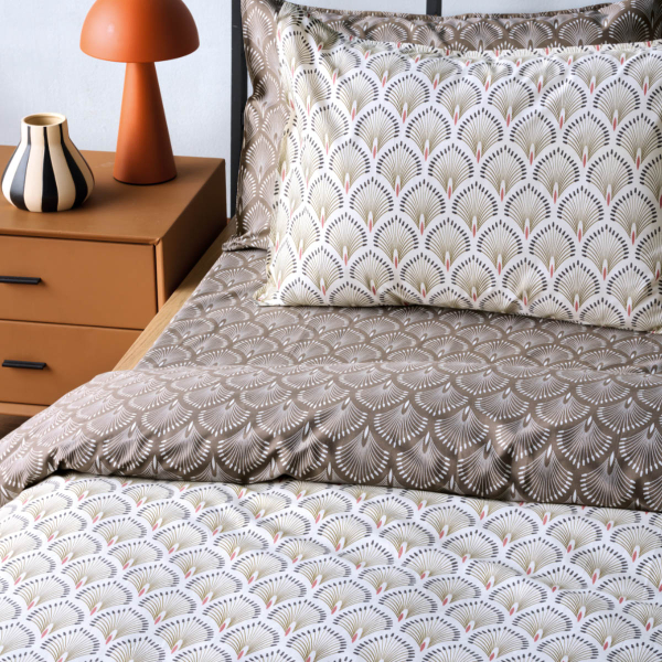 Παπλωματοθήκη Υπέρδιπλη (Σετ 220x240) 2 Όψεων Kentia Stylish Arco 26