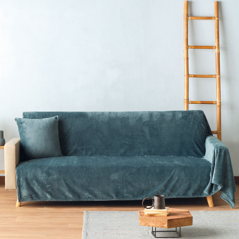 Ριχτάρι Καναπέ Διθέσιου Fleece (180x250) Kentia Versus Sydney 07 Petrol