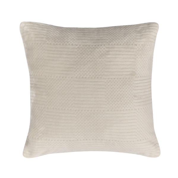 Διακοσμητικό Μαξιλάρι Fleece (45x45) Kentia Versus Sydney 12 Ecru