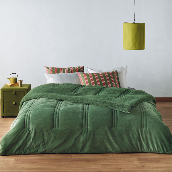 Κουβερτοπάπλωμα Υπέρδιπλο (220x240) Kentia Stylish Notturno 3625 Green