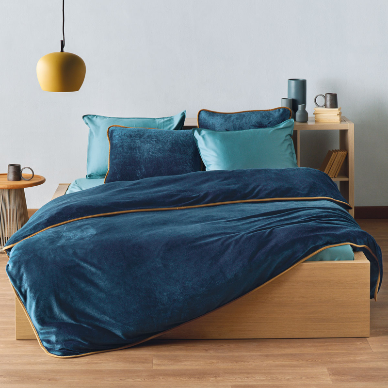 Παπλωματοθήκη Βελουτέ Υπέρδιπλη (220x240) Kentia Stylish Ivanna 0125