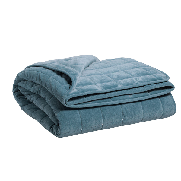Λεπτό Πάπλωμα Βελουτέ Υπέρδιπλο (220x240) Kentia Stylish Sutton 01 Blue