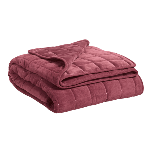 Λεπτό Πάπλωμα Βελουτέ Μονό (160x220) Kentia Stylish Sutton 05 Bordo