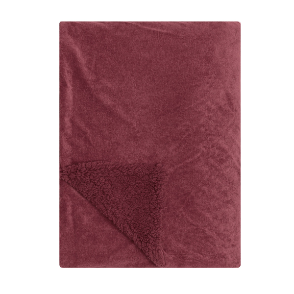 Διακοσμητικό Ριχτάρι Βελουτέ/Κουβέρτα Καναπέ (130x170) Kentia Stylish Sutton 05 Bordo